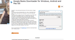 Desktop Screenshot of gbooksdownloader.com